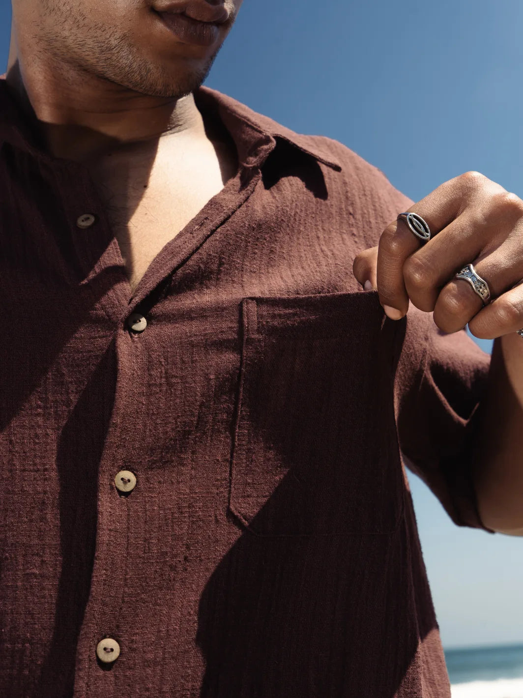 Shaman Shirt Coffee
