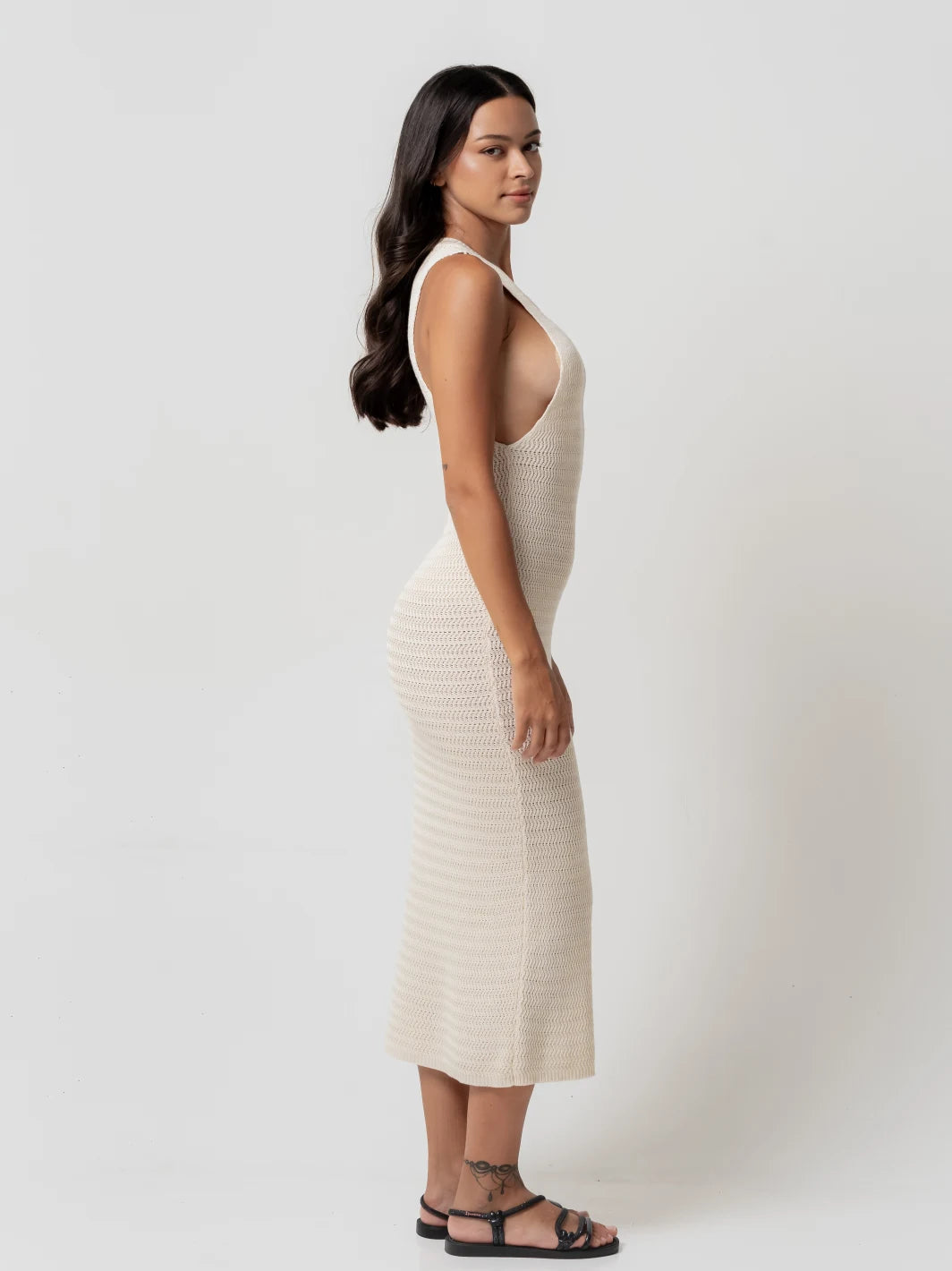 Shorebird Dress Nude