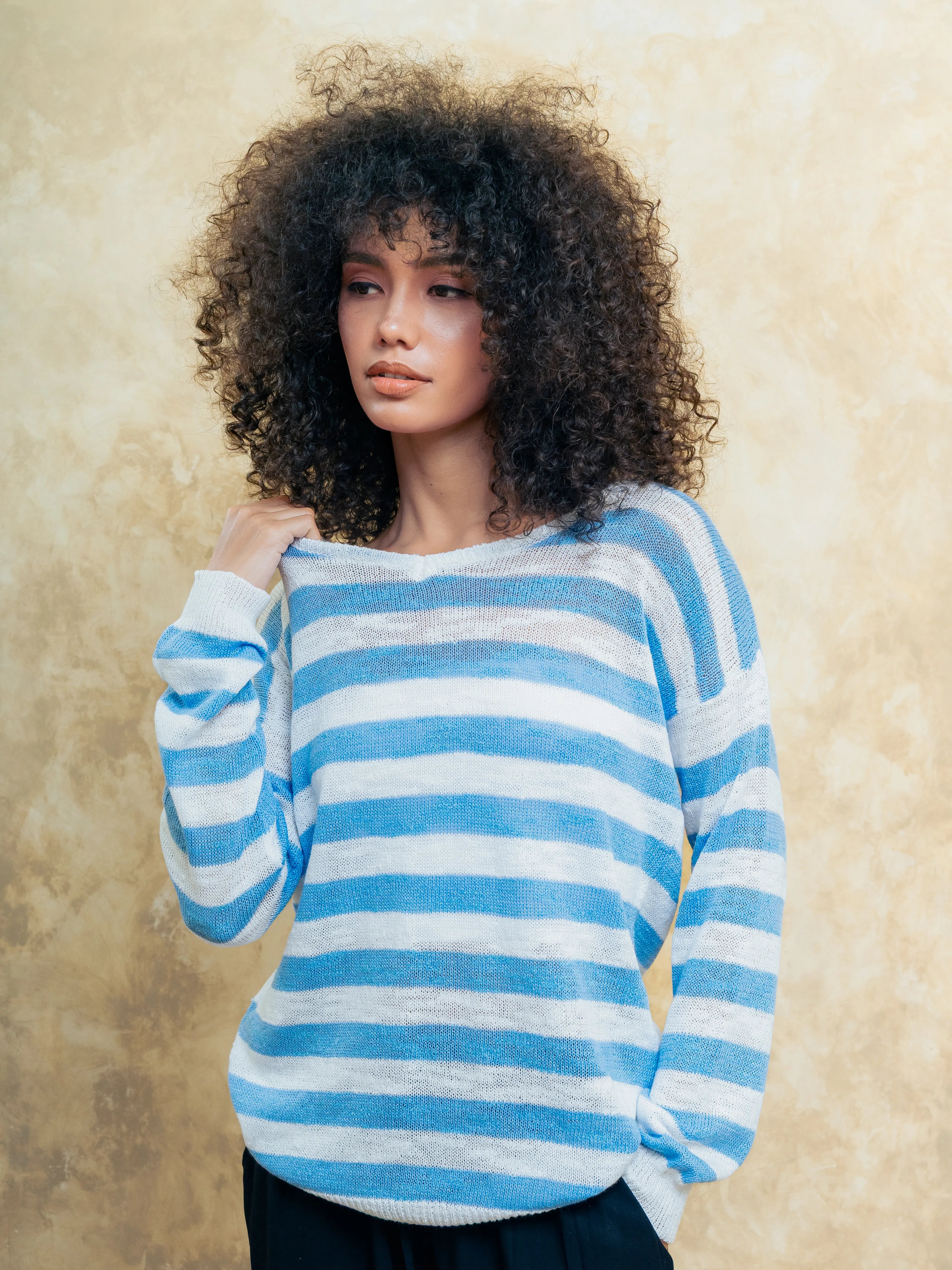 Tempest Top Cornflower Blue